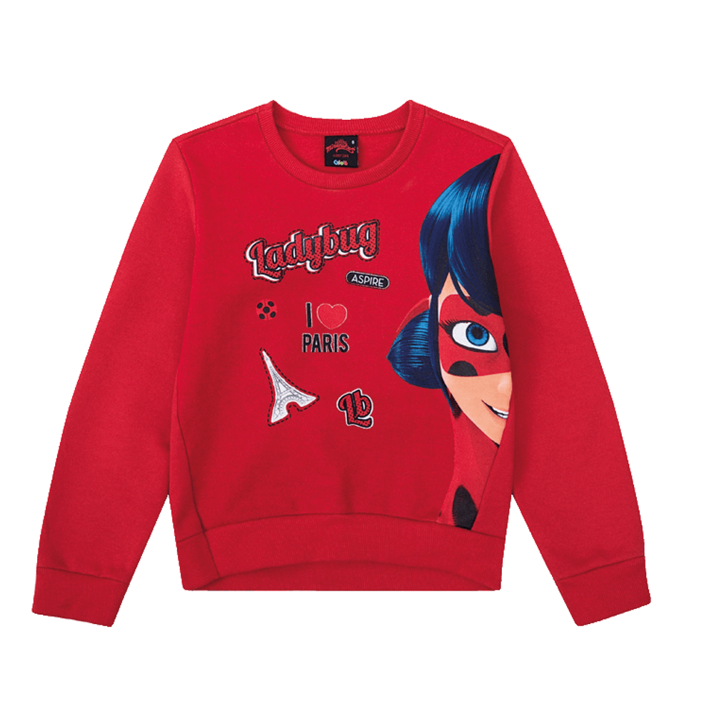 Blusão Ladybug Miraculous Infantil Malwee - BBB Family