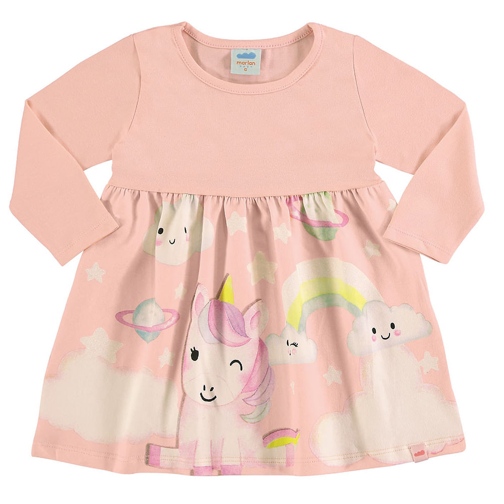 vestido unicornio para bebe